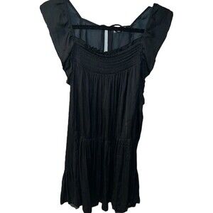 Free People Black Mini Dress